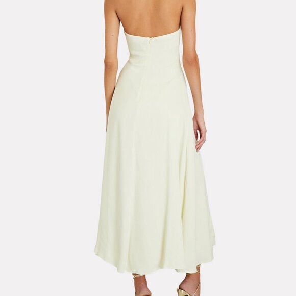 Jonathan Simkhai ! Leoni Chain-Embellished Halter Maxi Dress (6) - Picture 4 of 10